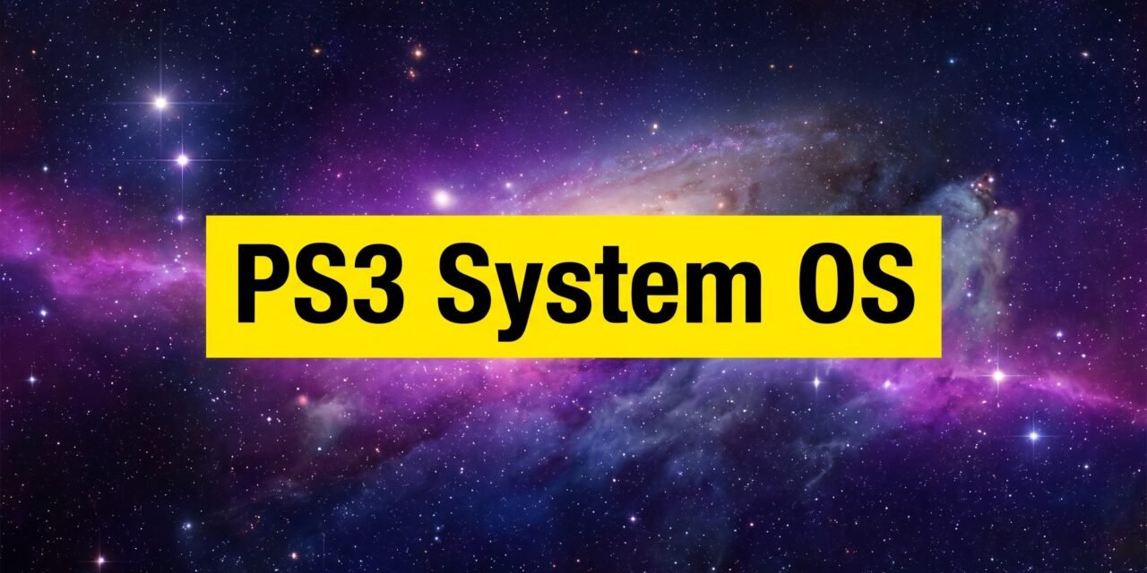 Playstation 3 System OS