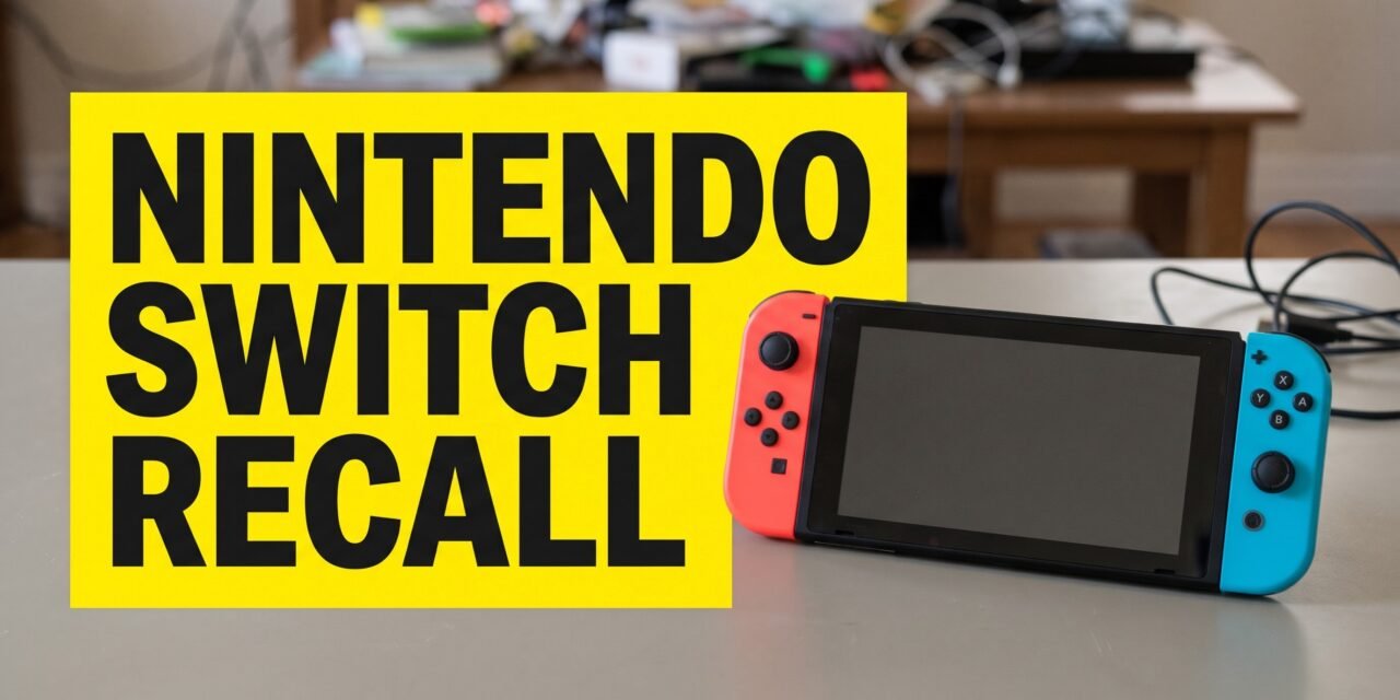 Nintendo Switch Recall